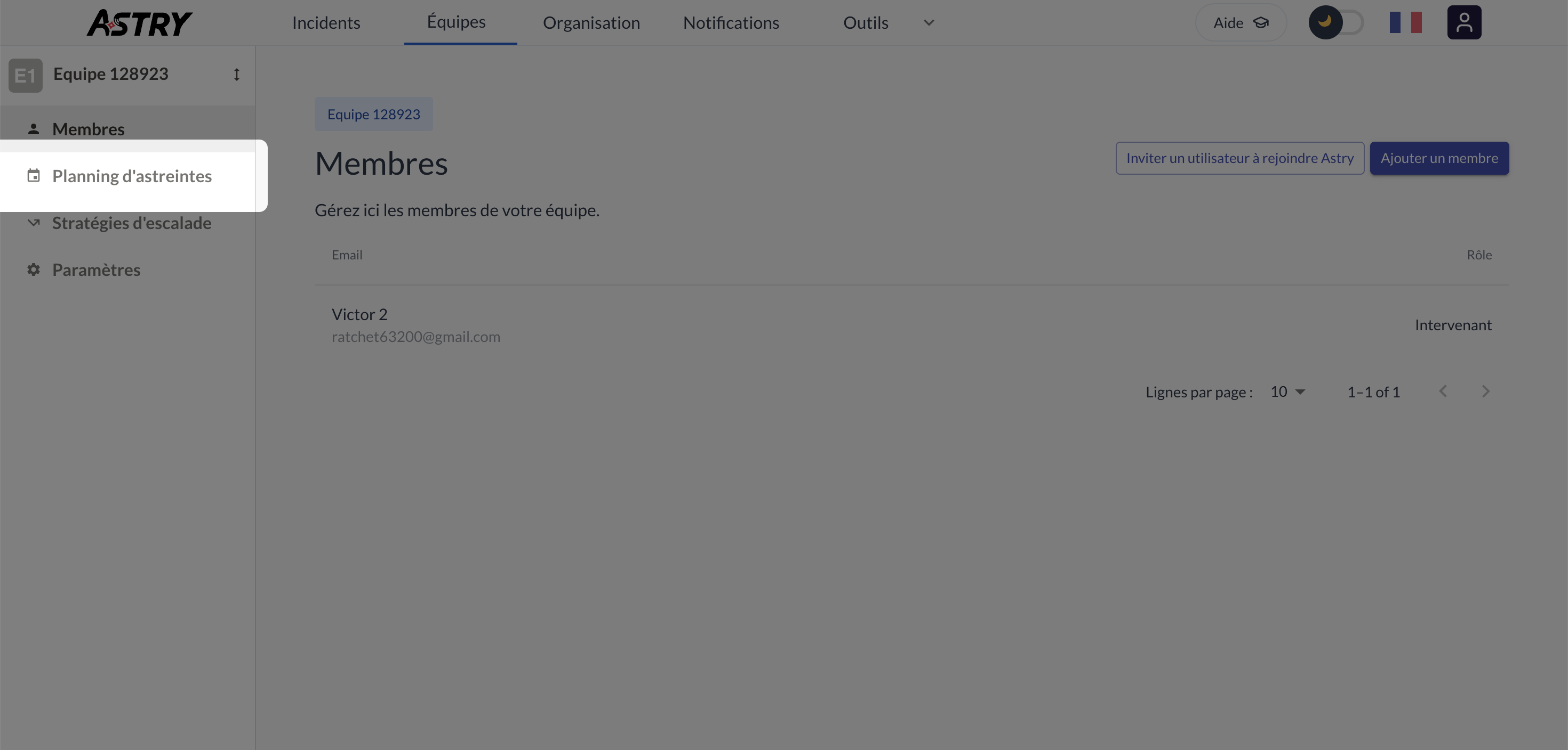 First steps étape 7